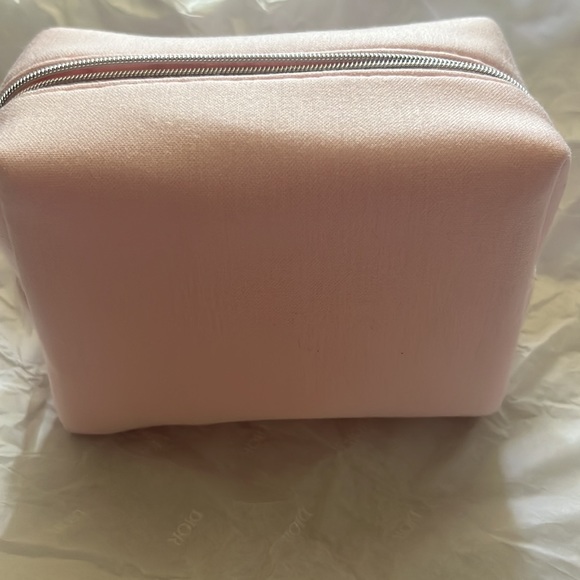 Christian Dior Beauty pink fabric cosmetic bag - Picture 2 of 6